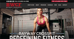 Desktop Screenshot of baywaycrossfit.com